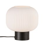 Nordlux Lampada Da Tavolo Milford Vetro Nero | Adatto per 1x E27