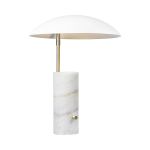 DFTP by Nordlux Lampada Da Tavolo Mademoiselles Marmo e Metallo Bianca | Adatto per 1x GU10