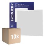 Confezione Multipack 10x Noxion Pannello A LED Ecowhite V4.0 28W 3360lm CCT  |  600X600 UGR<19