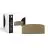 D'Lite Luce da soffitto Lunelle 30cm Tessuto Marrone | Adatto Per 2x E27 