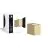 D'Lite Luce Da Parete Vrebos Aluminium Oro | IP54 - Adatto per 1x GU10