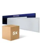 Confezione Multipack 5x Noxion Pannello A LED Ecowhite V4.0 28W 3360lm CCT  |  300X1200 UGR