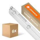 Confezione Multipack 6x Ledvance Stagna LED Stagna 32W 4400lm - 840 Bianco Freddo | 120cm 