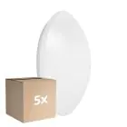 Confezione Multipack 5x Ledvance Surface Circolare 350 18W 830 1440lm Bianca IP44 | con Sensor - Luce Calda - Sostitutiva 2x18W