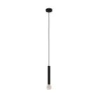 Eglo Luce Pendente Corteva Acciaio Nero | IP20 - Adatto per 1x E27 